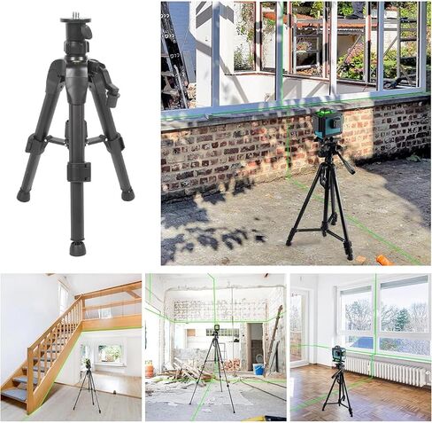 Level Tripod, Heavy Duty Aluminum Alloy Telescopic Mount for Precise Leveling Tasks for Construction Workers in Kuwait