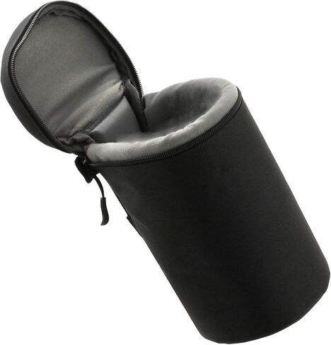 Navitech Black Polyester Camera Lens Case with MOLLE Style Strap Suitable for The Sony SEL70350G in Kuwait