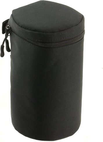 Navitech Black Polyester Camera Lens Case with MOLLE Style Strap Suitable for The Sony SEL70350G in Kuwait