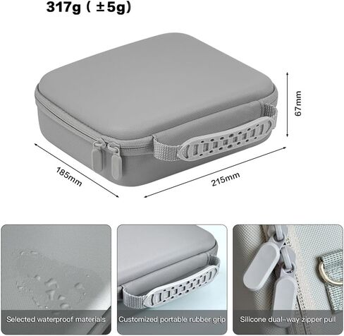 Camera Storage Case Suitable for Vivo X300 Pro and X200 Ultra, Waterproof Shockproof Organization Package Fit for Telephoto Lens, Extender and Handle (Gray) in Kuwait