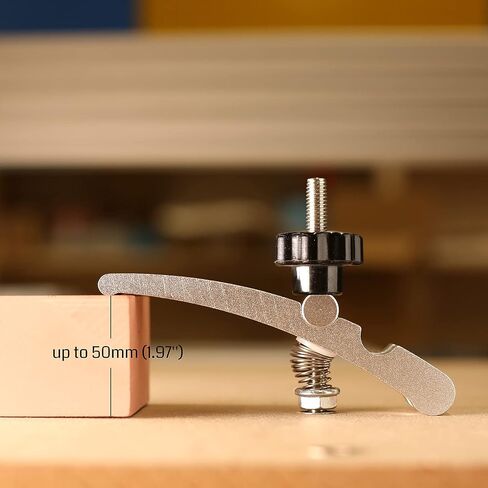 Genmitsu 2PCS T-Track Hold Down Clamp Kit, for Woodworking Metalworking, Compatible with MDF Spoilboard with 6mm(0.24'') Threaded Hole and Aluminum Spoilboard for M6 T-slot Nut 16 x 16mm(0.6 x 0.6'') in Kuwait