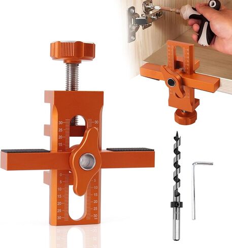 Cabinet Door Positioning Tool, Adjustable Cabinet Door Installation Positioner, Aluminum Cabinet Door Mounting Jig for Installing Frameless Cabinets for Face Frame in Kuwait