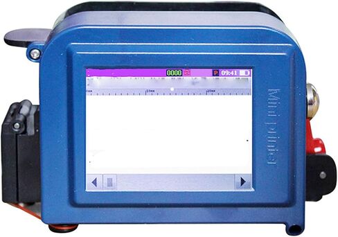 YWBL-WH Handheld Inkjet Printer Handheld Inkjet Coding Machine Portable Printer 12.7mm Print Height LED Touch Screen Smart Quad Core CPU Type C Computer Connection for Date in Kuwait