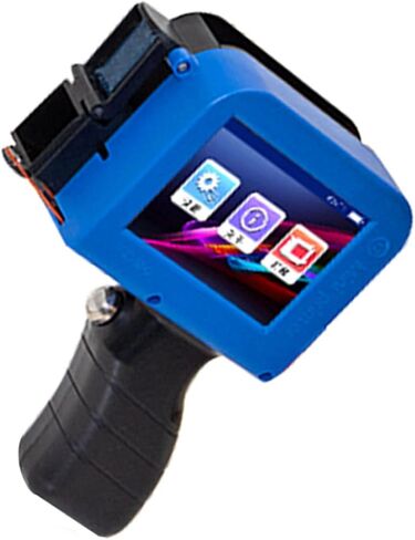 YWBL-WH Handheld Inkjet Printer Handheld Inkjet Coding Machine Portable Printer 12.7mm Print Height LED Touch Screen Smart Quad Core CPU Type C Computer Connection for Date in Kuwait