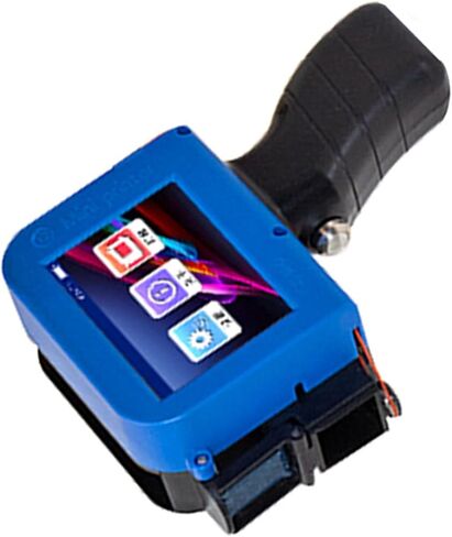 YWBL-WH Handheld Inkjet Printer Handheld Inkjet Coding Machine Portable Printer 12.7mm Print Height LED Touch Screen Smart Quad Core CPU Type C Computer Connection for Date in Kuwait