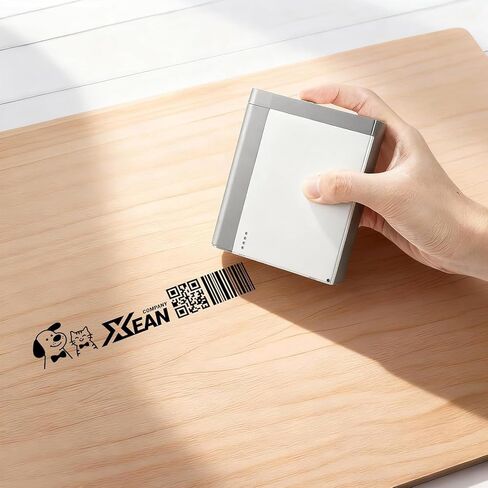 Portable Quick Dry Inkjet Printer, 1.02 Inch Print Height Small Print Pen Inkjet Technology for Industry House Usage Text Barcodes QR Pictures Label Printing Black in Kuwait
