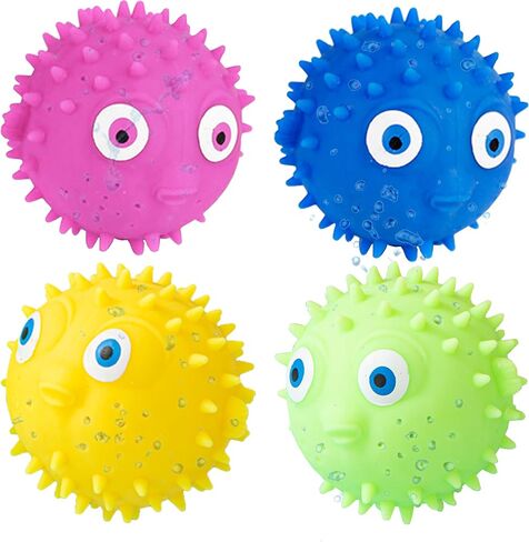 Toddler Bath Toy - 4 Pack Novelty Sea Animal Dolphin Water Balls Pool Toys Outdoor Activity Game Bath Tub Sensory Dolphin Absorbent Water Splash Balls Bomb, Swimming Pool Floating Swim Toys in Kuwait