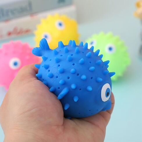 Toddler Bath Toy - 4 Pack Novelty Sea Animal Dolphin Water Balls Pool Toys Outdoor Activity Game Bath Tub Sensory Dolphin Absorbent Water Splash Balls Bomb, Swimming Pool Floating Swim Toys in Kuwait