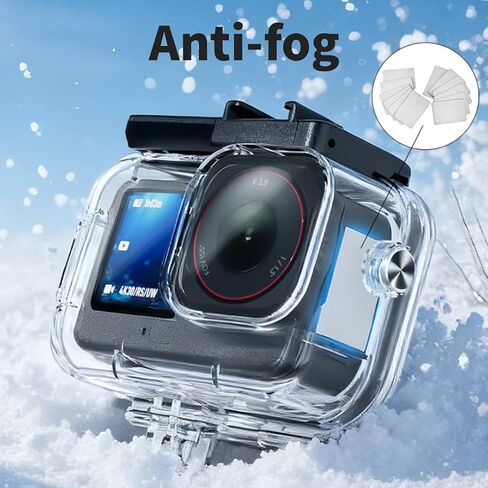 Waterproof Case for DJI Osmo Action 6 Camera, Underwater Housing Shell Cage 70M/230FT Diving Housing Underwater Dive Cover Protective Shell with Bracket Accessories in Kuwait