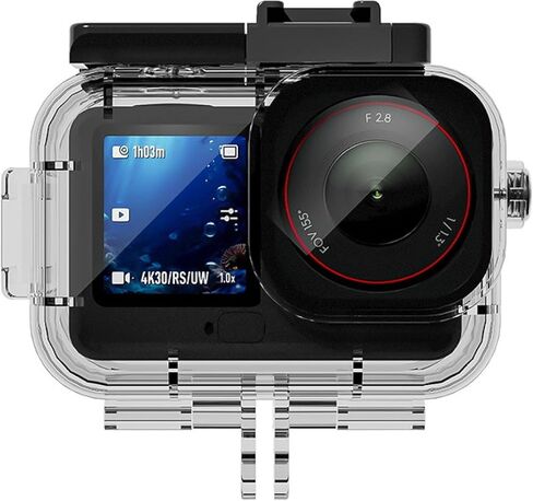 Waterproof Case for DJI Osmo Action 6 Camera, Underwater Housing Shell Cage 70M/230FT Diving Housing Underwater Dive Cover Protective Shell with Bracket Accessories in Kuwait