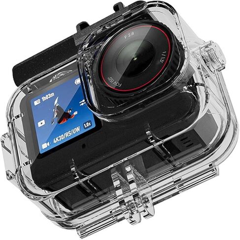 Waterproof Case for DJI Osmo Action 6 Camera, Underwater Housing Shell Cage 70M/230FT Diving Housing Underwater Dive Cover Protective Shell with Bracket Accessories in Kuwait