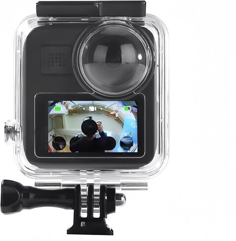 Waterproof Housing Case for GoPro MAX Action Camera, 40M Underwater Diving Protective Diving Case Shell for GoPro MAX with Bracket Mount Accessories kit (Not for MAX 360 2025) in Kuwait