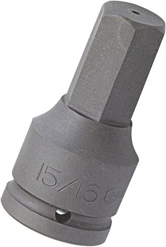 Genius Tools 869844 1" Dr. 1-3/8" Hex Impact Bit Socket in Kuwait