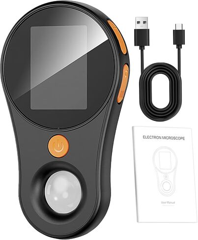 Digital Microscope Handheld - 500X Magnification Magnifier, 2.0 Inch IPS Color Screen, 200W Pixels HD Camera Focus, Built-in LED Light | Digital Magnifying Glass for Coin Jewelry PCB Repair Science in Kuwait