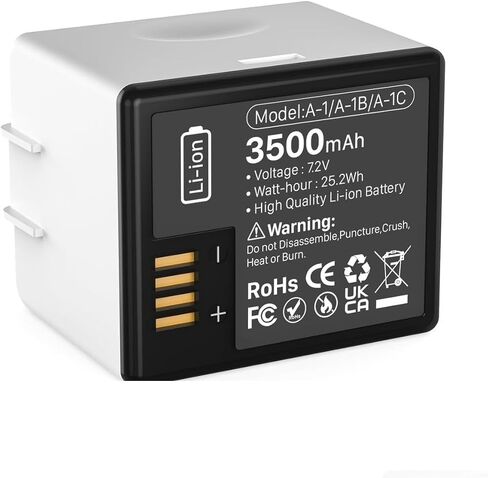 3500mAh 1-Pack Battery for Arlo Pro, Pro 2, Replacement Battery for Arlo Pro, Pro 2 Camera VMA4400 VMC4030 VM4230 VMS3230 VM4030 VM4030P in Kuwait