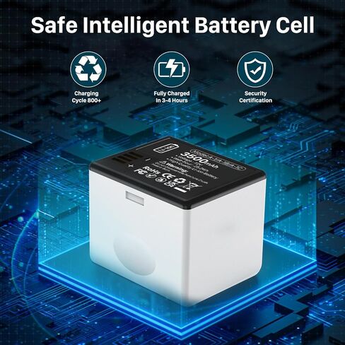 3500mAh 1-Pack Battery for Arlo Pro, Pro 2, Replacement Battery for Arlo Pro, Pro 2 Camera VMA4400 VMC4030 VM4230 VMS3230 VM4030 VM4030P in Kuwait