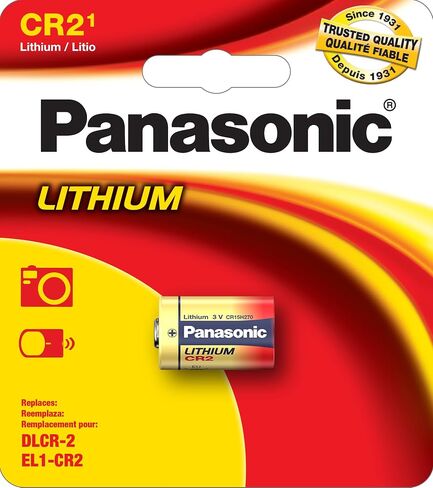 Panasonic CR2 3.0 Volt Long Lasting Lithium Batteries for Rangefinders, Cameras, Flashlights and Other Devices, 1-Battery Pack in Kuwait