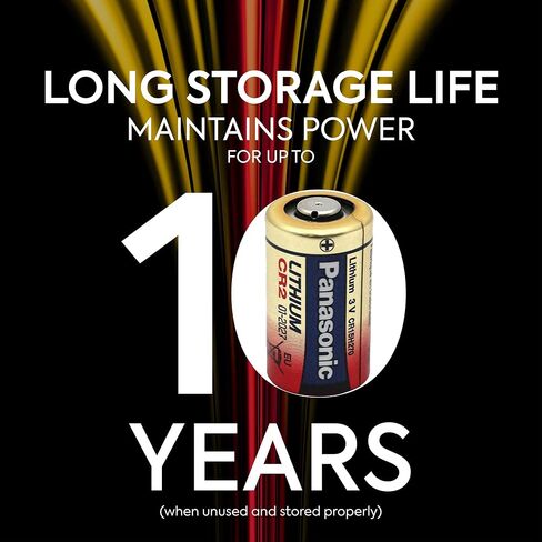Panasonic CR2 3.0 Volt Long Lasting Lithium Batteries for Rangefinders, Cameras, Flashlights and Other Devices, 1-Battery Pack in Kuwait