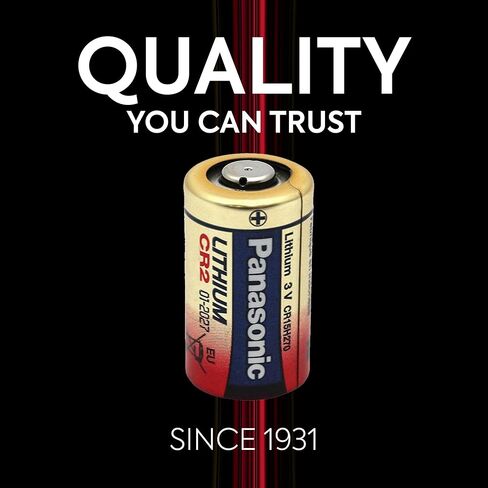 Panasonic CR2 3.0 Volt Long Lasting Lithium Batteries for Rangefinders, Cameras, Flashlights and Other Devices, 1-Battery Pack in Kuwait