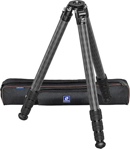 Leofoto SA-404CLX 172.9cm / 68.07in Carbon Fiber Shooting/Hunting Compact Tripod, 3/8" Mounting Stud, Max Load: 40kg / 88.18lb, 4 Section Professional Photography Tripod for Outdoor in Kuwait