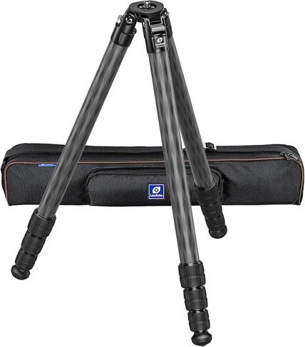 Leofoto SA-404CLX 172.9cm / 68.07in Carbon Fiber Shooting/Hunting Compact Tripod, 3/8" Mounting Stud, Max Load: 40kg / 88.18lb, 4 Section Professional Photography Tripod for Outdoor in Kuwait
