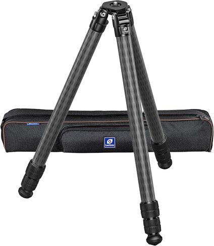 Leofoto SA-404CLX 172.9cm / 68.07in Carbon Fiber Shooting/Hunting Compact Tripod, 3/8" Mounting Stud, Max Load: 40kg / 88.18lb, 4 Section Professional Photography Tripod for Outdoor in Kuwait