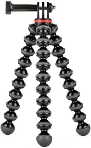 Joby GorillaPod 500 Action, Tripod for Action Cameras, GoPro and Video Cameras, for Content Creation, Vlogging, Live Streaming, TIK Tok,Black in Kuwait