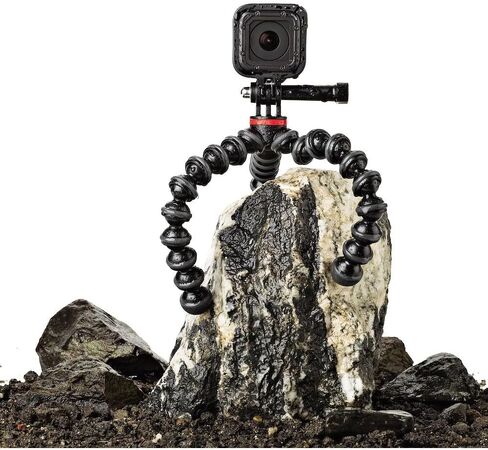 Joby GorillaPod 500 Action, Tripod for Action Cameras, GoPro and Video Cameras, for Content Creation, Vlogging, Live Streaming, TIK Tok,Black in Kuwait