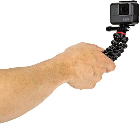 Joby GorillaPod 500 Action, Tripod for Action Cameras, GoPro and Video Cameras, for Content Creation, Vlogging, Live Streaming, TIK Tok,Black in Kuwait
