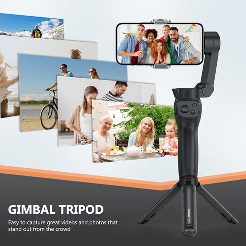 VRIG TP05 Extendable Mini Camera Tripod with 1/4" Screw, Portable Desktop Tripod Selfie Stick Handle Grip Handheld Mount for Camera Vlog Cell Phone Holder Fill-in Light Gimbal Grip Stabilizer in Kuwait