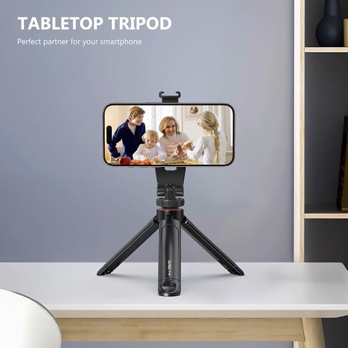 VRIG TP05 Extendable Mini Camera Tripod with 1/4" Screw, Portable Desktop Tripod Selfie Stick Handle Grip Handheld Mount for Camera Vlog Cell Phone Holder Fill-in Light Gimbal Grip Stabilizer in Kuwait