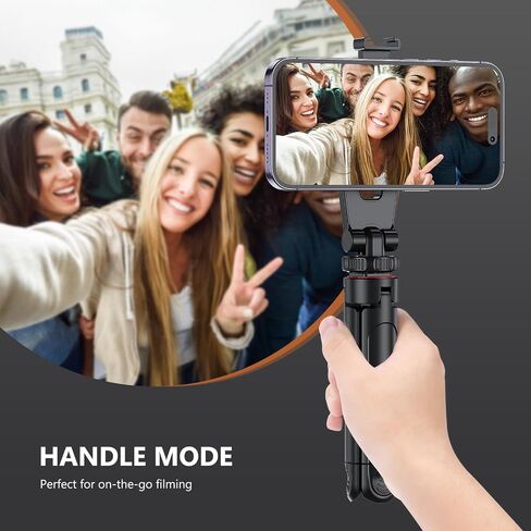 VRIG TP05 Extendable Mini Camera Tripod with 1/4" Screw, Portable Desktop Tripod Selfie Stick Handle Grip Handheld Mount for Camera Vlog Cell Phone Holder Fill-in Light Gimbal Grip Stabilizer in Kuwait
