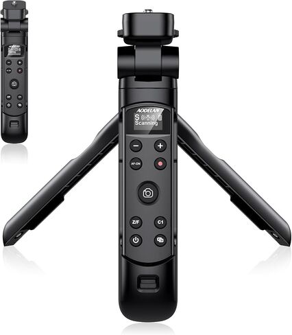 for Sony Camera Tripod with Rechargeable Wireless Shutter Release | Shooting Grip Remote Control Handle for Sony ZV-E10,ZV-1F,ZV-1,A7C,A7III,A7R IV,A6100,A6400,A6700,FX30,A9 II,DSC-RX0 II in Kuwait