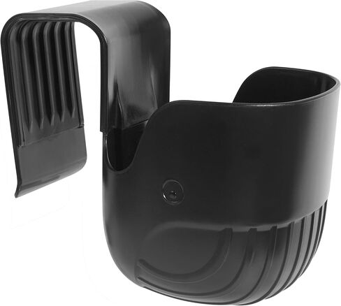 Universal Cup Holder for Car Seats & Baby Strollers, Black | Hands-free drink & snack organizer for convertible car seats, wheelchairs, bikes & scooters. Easy install, no tools needed. in Kuwait