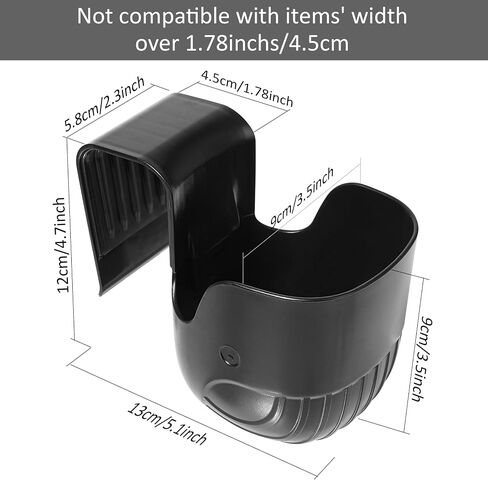Universal Cup Holder for Car Seats & Baby Strollers, Black | Hands-free drink & snack organizer for convertible car seats, wheelchairs, bikes & scooters. Easy install, no tools needed. in Kuwait