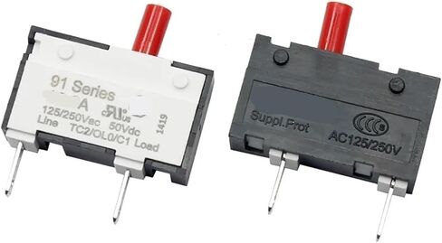 1pc 2.75A Circuit breakermanual Reset Thermal Overload Protector in Kuwait