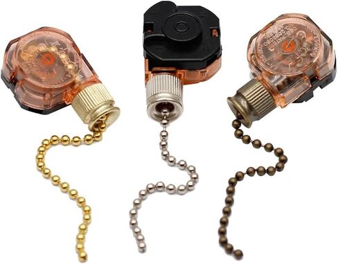 1pc 3089TB-1 Ceiling Fan Light Lamp Replacement Parts 3position 4 Wire Pull Chain Control Light Switches Pull Switch in Kuwait