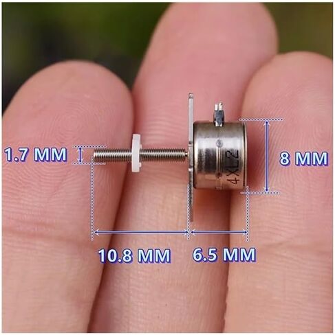 8mm Stepper Electronic Starter 2-Phase 4-Wire Stepping Electronic Starter Linear Slider Screw Shaft Moving Block 10mm Stroke DIY Camera in Kuwait