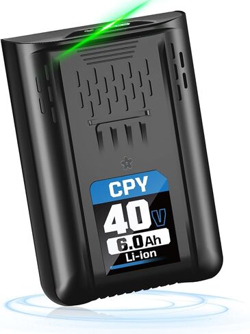CPY Replacement for Kobalt 40V Battery 6.0Ah, Lithium Ion 40V MAX Battery Compatible with KB540-06, KB440-06 KB240-06, KB2540C-06 for Cordless Power Tool Lawn Mower and String Trimmer in Saudi Arabia