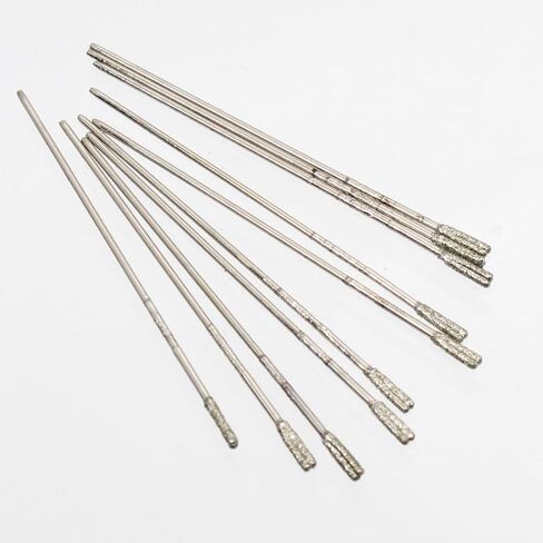 Drill bit No. 4 1.4mm 10pcs Set, Silicon Carbide Drill Bits, Jade Gemstone Drill Bits, Micro Solid Tip Drilling Bits, Suitable for Stone Jewelry Jade Dr (4 1.4mm(10 Pieces) in Kuwait