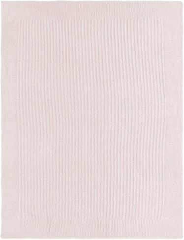 Barefoot Dreams® CozyChic Lite® Ribbed Blanket, Pink, 30"x40" in Kuwait