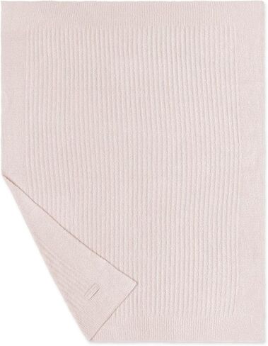 Barefoot Dreams® CozyChic Lite® Ribbed Blanket, Pink, 30"x40" in Kuwait