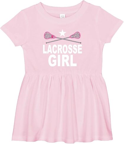 inktastic Lacrosse Girl Infant Dress in Kuwait