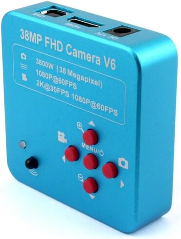 Digital Video Monocular Microscope Compatible CameraLens& LED Circular Lamp for Solder Phone Repair in Kuwait