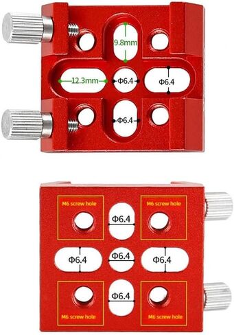Universal Dovetails Clamp Adapters with M6 Thread for Mounting Guidescopes and Astronomical Accessories in Kuwait