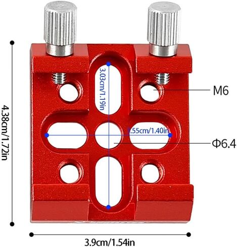 Universal Dovetails Clamp Adapters with M6 Thread for Mounting Guidescopes and Astronomical Accessories in Kuwait