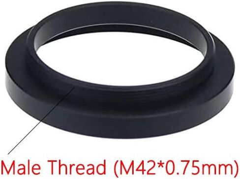 Telescope Accessories M48 to M42 Telescope Adapter Ring Aluminium Alloy Female Thread T(M48mm*0.75mm) to Male Thread T2(M42*0.75mm)(M48F-M42M 7mm) in Kuwait