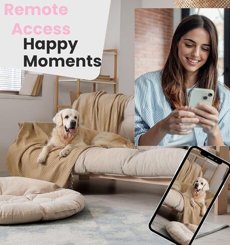 Gyliziex Clock Camera 2K, 5Ghz & 2.4Ghz WiFi Indoor Security Camera with Alarm, Full Colored Night Vision, Smart Motion Detection, Local Storage in Kuwait