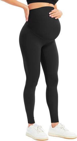 BONVIGOR Maternity Leggings for Women Over the Belly | Second-skin Comfort, Full Length，Yoga, Compressiom, Stretchy, Pregnancy and Postpartum Leggings in Kuwait