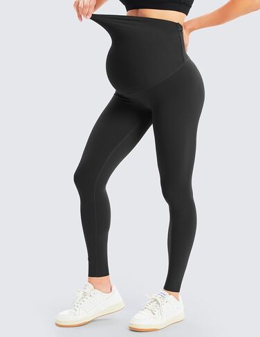 BONVIGOR Maternity Leggings for Women Over the Belly | Second-skin Comfort, Full Length，Yoga, Compressiom, Stretchy, Pregnancy and Postpartum Leggings in Kuwait